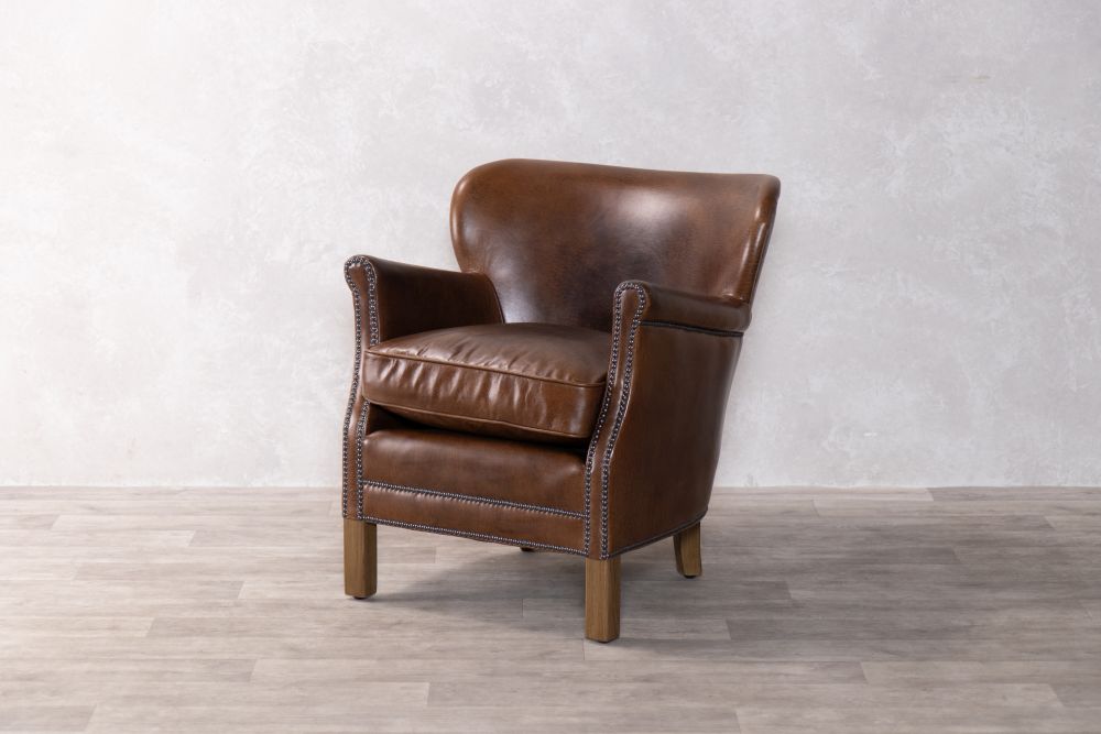 professor leather armchair